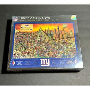 New York Giants “Find Joe Journeyman” 500‑Piece Puzzle – Seek & Find NFL, Sealed